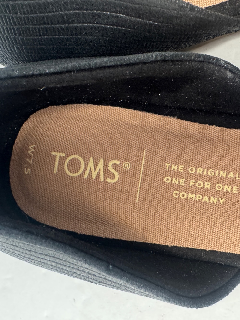 TOMS Women's Jutti d'Orsay Flats Black Size 7.5 - Picture 6 of 15